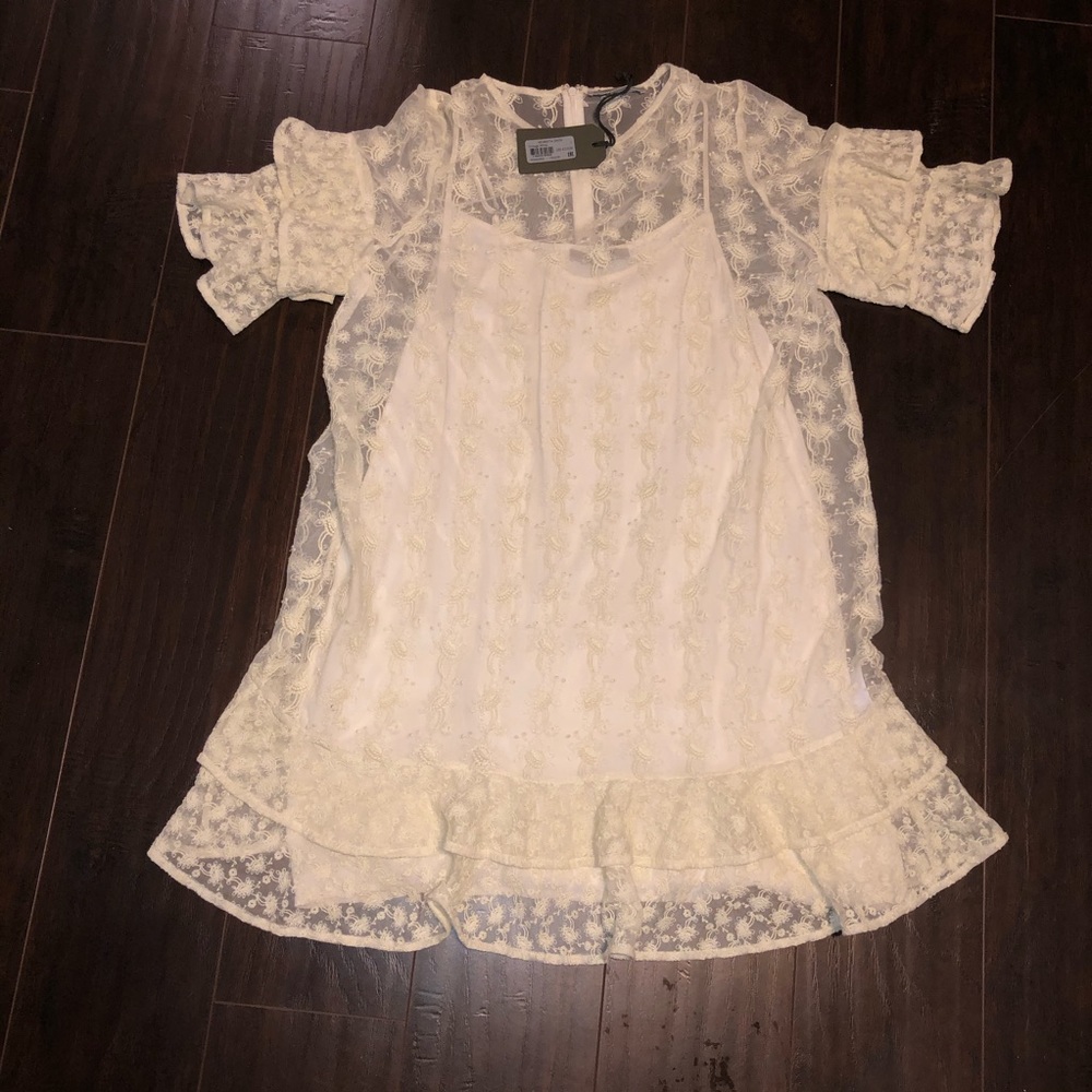 ALLSAINTS LACE DRESS HENRIETTA